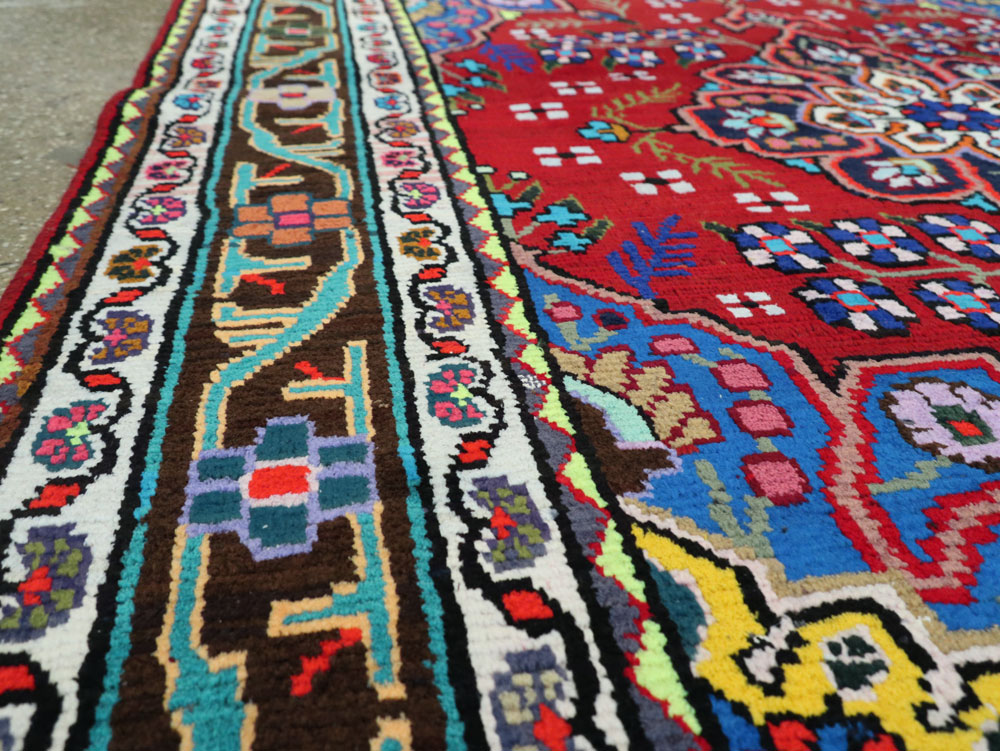 Vintage Persian Mahal Rug, No.26330 - Gss