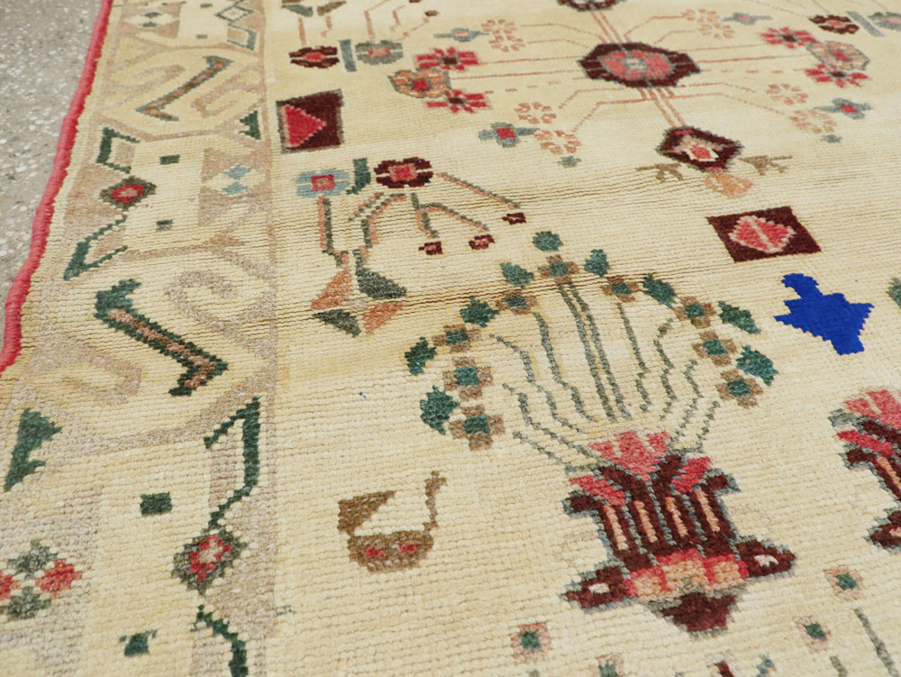 Vintage Persian Hamdan Rug, No.26332 - Gss