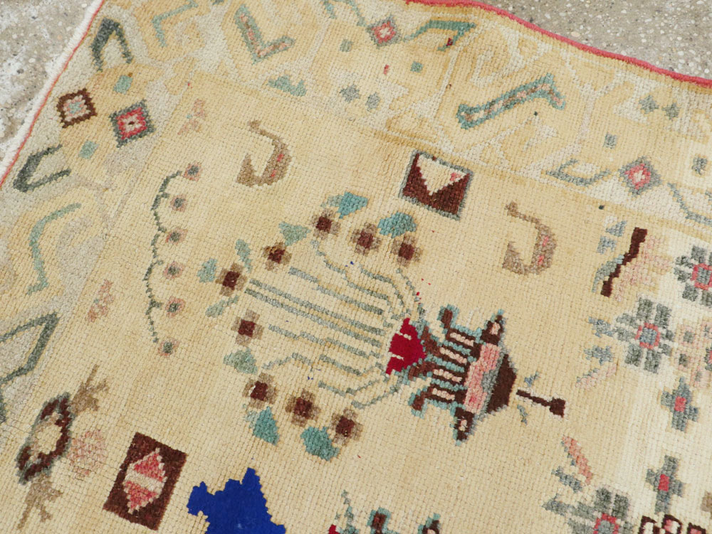 Vintage Persian Hamdan Rug, No.26332 - Gss