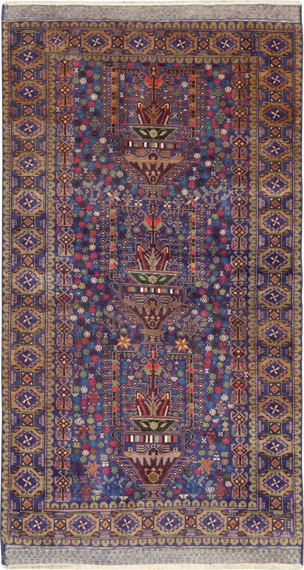 Vintage Persian Baluch Rug, No.26336 - Gss