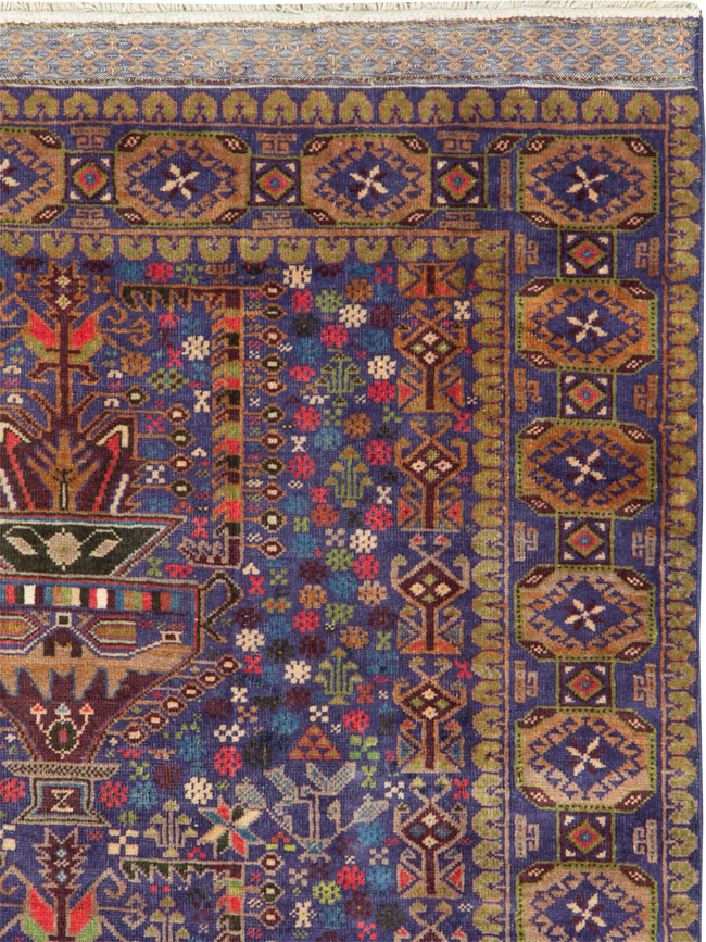 Vintage Persian Baluch Rug, No.26336 - Gss