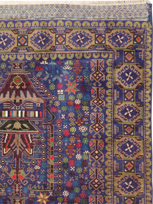Vintage Persian Baluch Rug, No.26336 - Gss