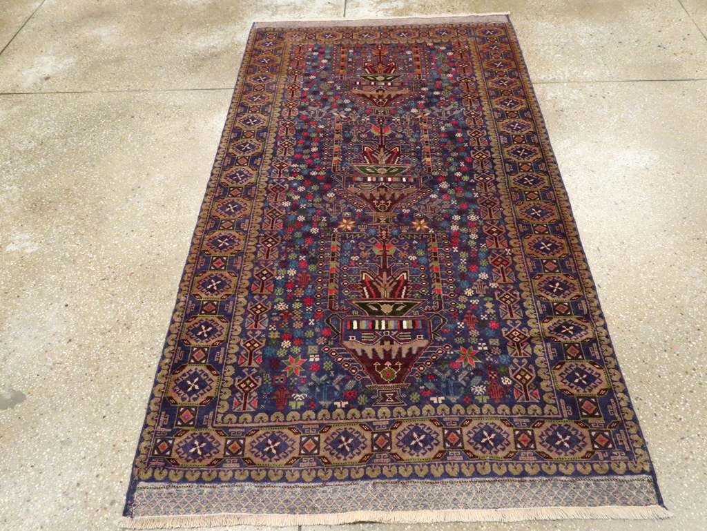 Vintage Persian Baluch Rug, No.26336 - Gss