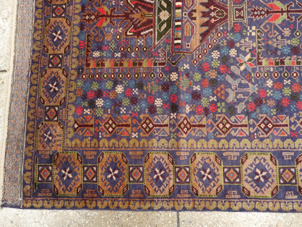 Vintage Persian Baluch Rug, No.26336 - Gss