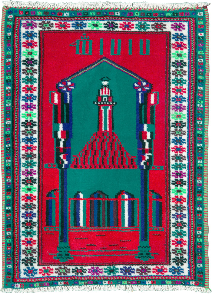 Vintage Persian Baluch Rug, No.26338 - Gss
