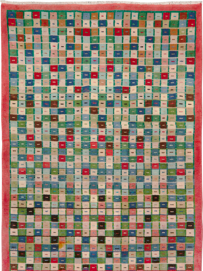 Vintage Persian Mahal Rug, No.26340 - Gss