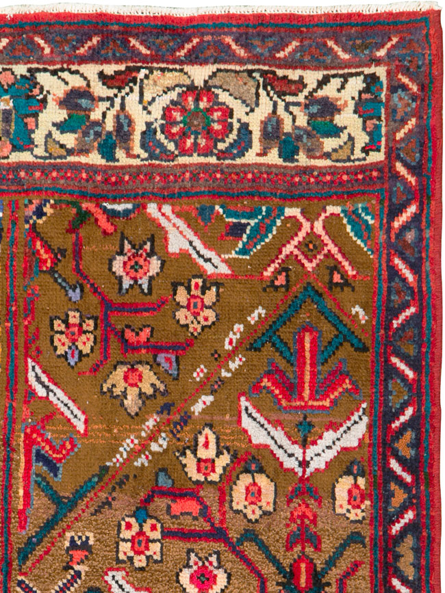 Vintage Persian Mahal Wagireh Sampler Rug, No.26342 - Gss