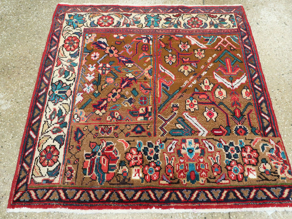 Vintage Persian Mahal Wagireh Sampler Rug, No.26342 - Gss