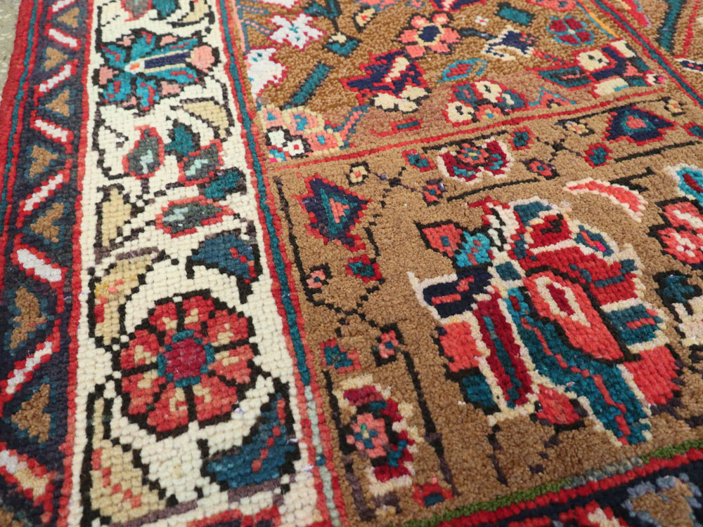 Vintage Persian Mahal Wagireh Sampler Rug, No.26342 - Gss