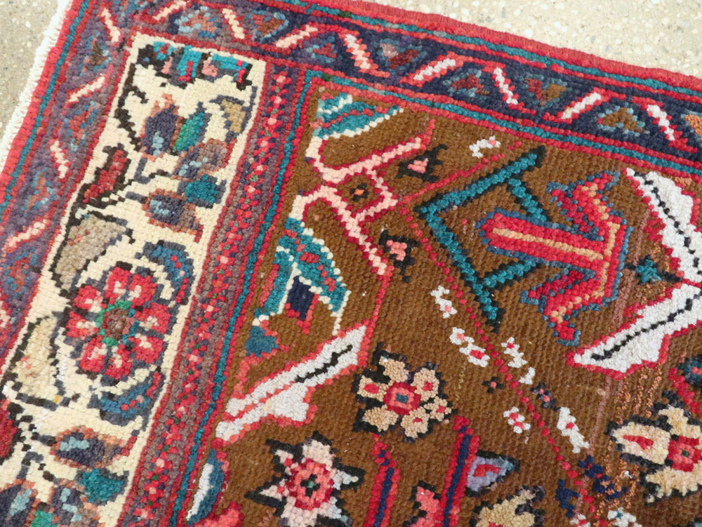 Vintage Persian Mahal Wagireh Sampler Rug, No.26342 - Gss