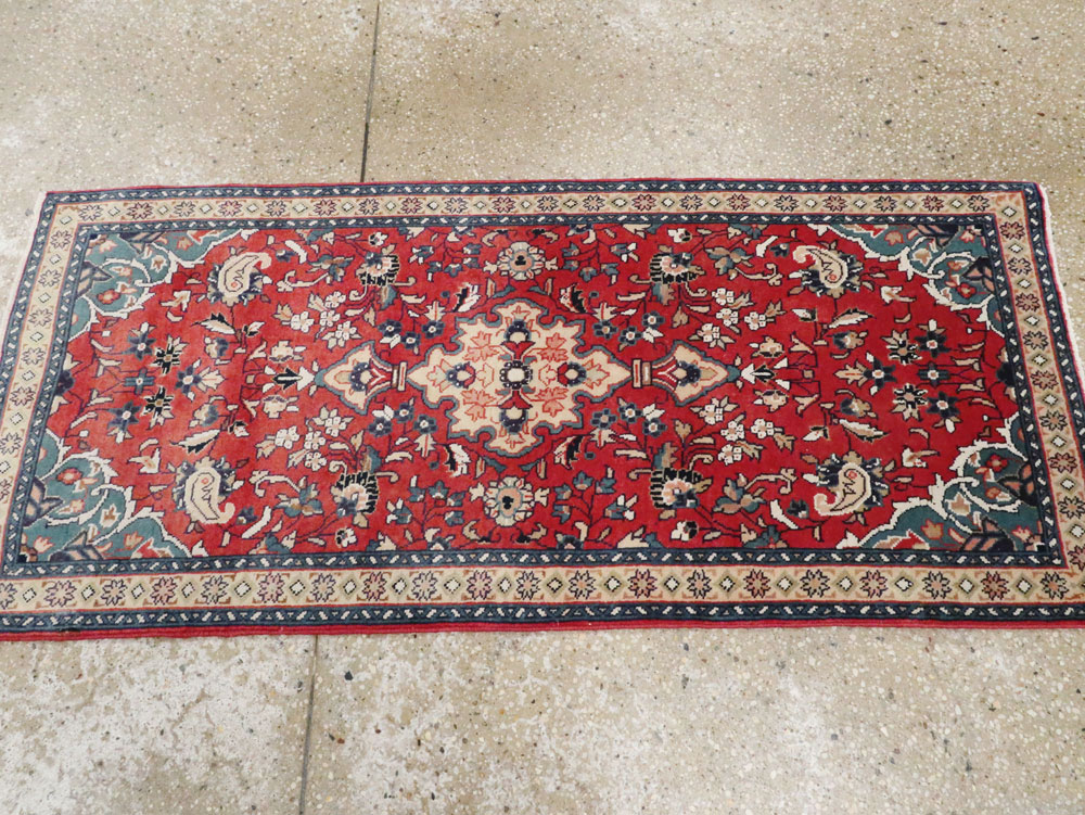 Vintage Persian Tabriz Throw Rug (Pair: 2 of 2), No.26348 - Gss