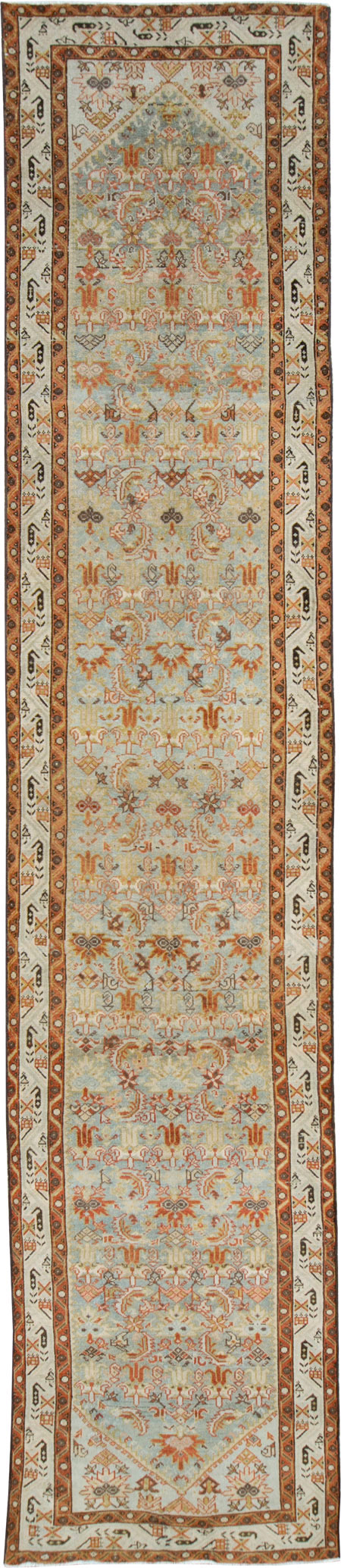 Vintage Persian Malayer Long Runner, No.26353 - Gss