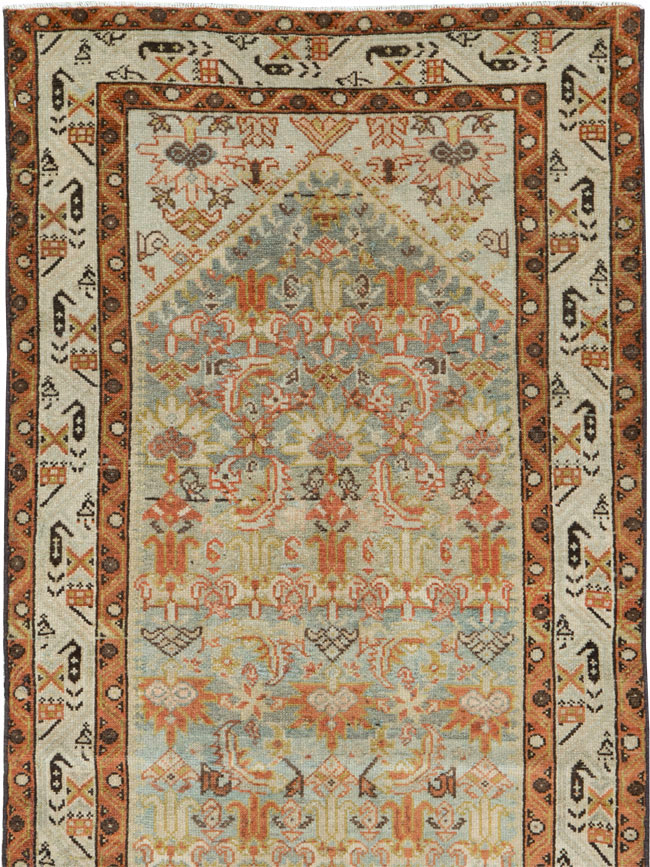 Vintage Persian Malayer Long Runner, No.26353 - Gss
