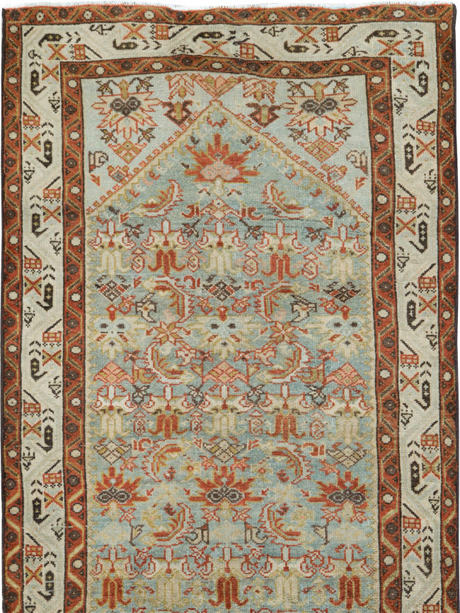 Vintage Persian Malayer Long Runner, No.26353 - Gss