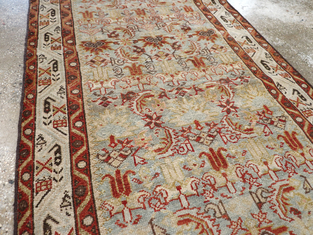Vintage Persian Malayer Long Runner, No.26353 - Gss