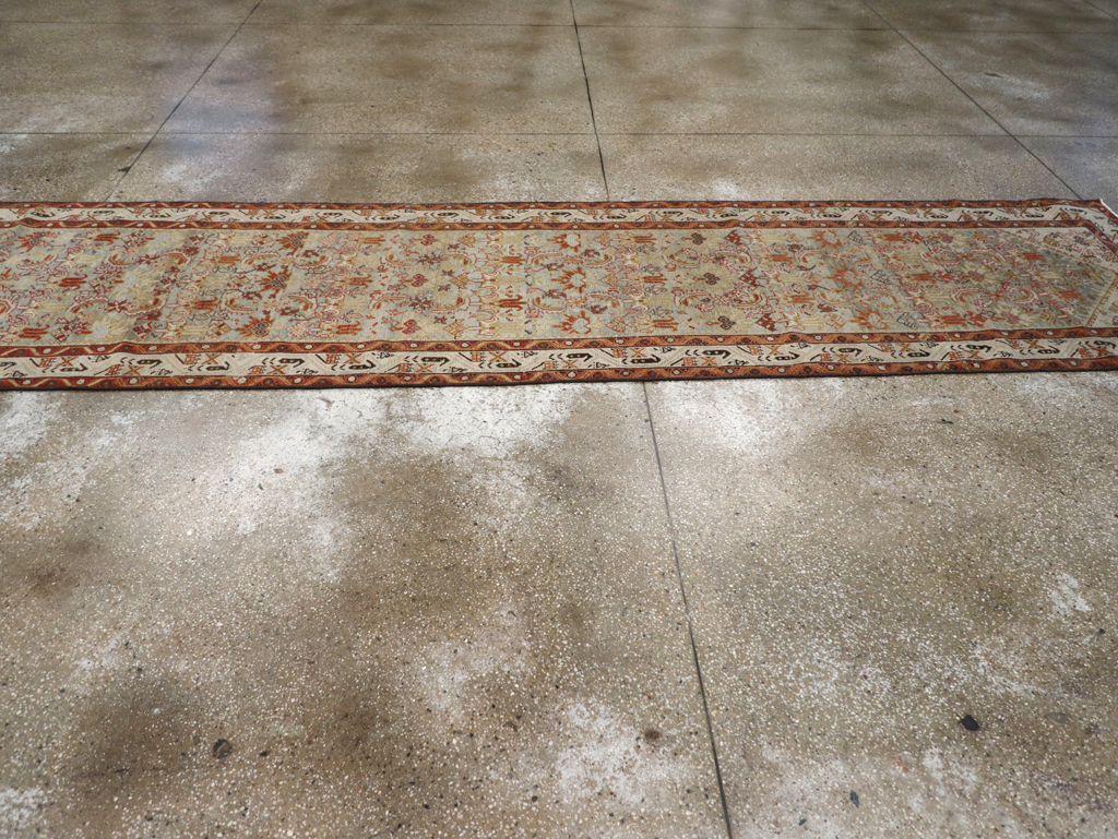 Vintage Persian Malayer Long Runner, No.26353 - Gss