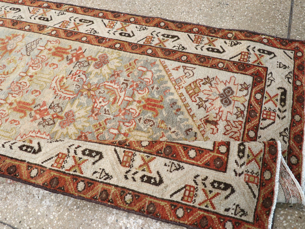 Vintage Persian Malayer Long Runner, No.26353 - Gss