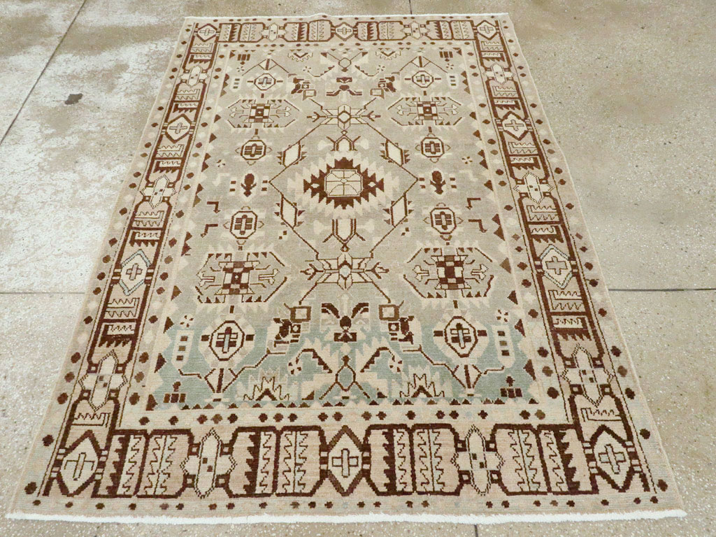 Vintage Persian Malayer Rug, No.26357 - Gss