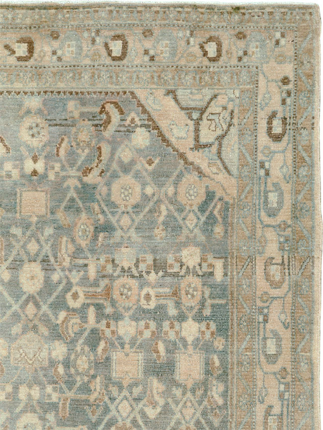 Vintage Persian Malayer Accent Rug, No.26358 - Gss