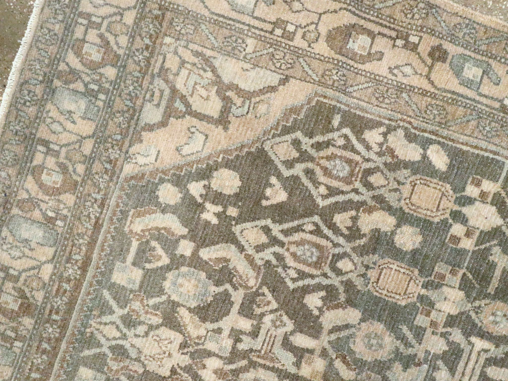 Vintage Persian Malayer Accent Rug, No.26358 - Gss