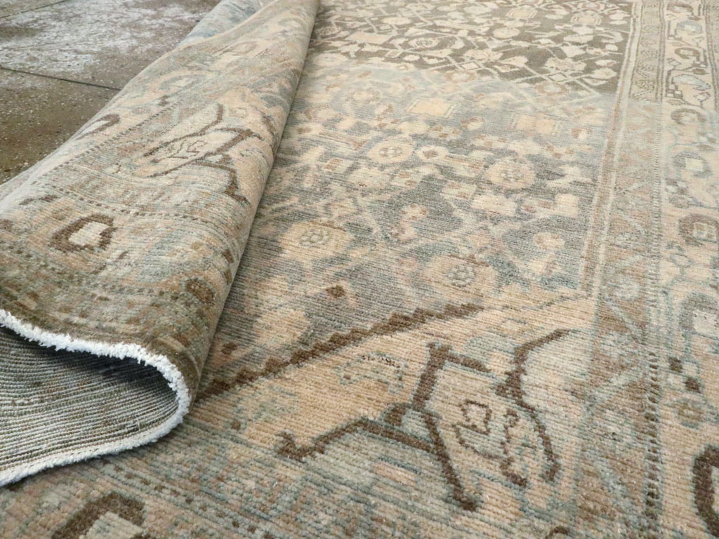 Vintage Persian Malayer Accent Rug, No.26358 - Gss