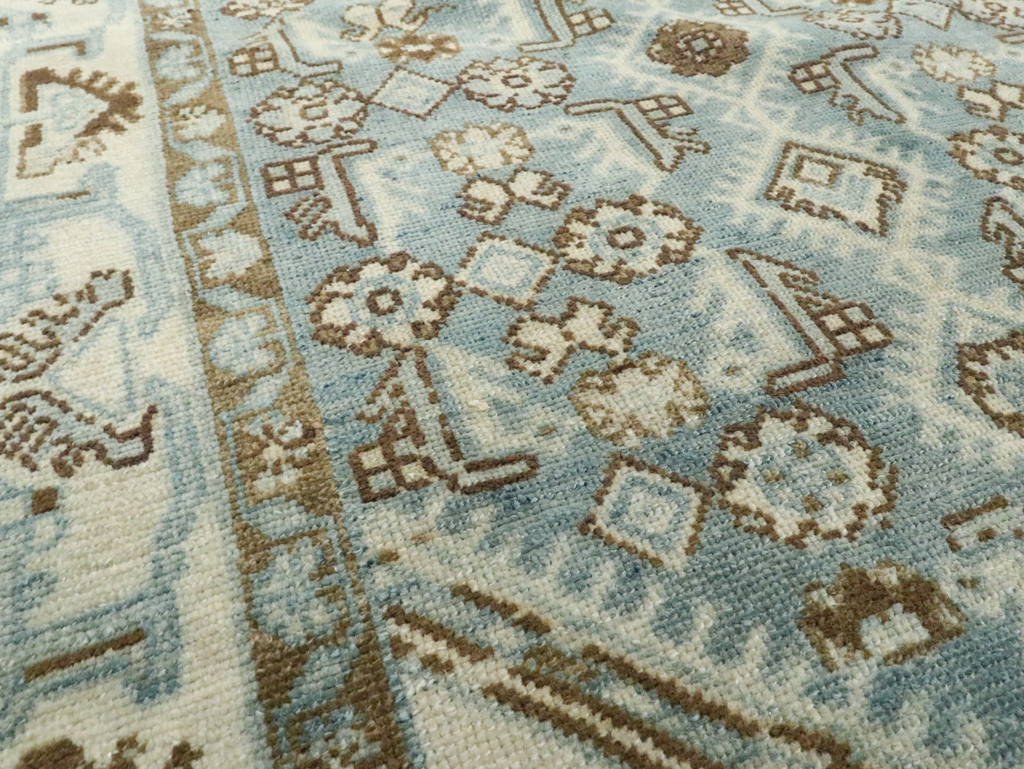 Vintage Persian Malayer Throw Rug, No.26371 - Gss