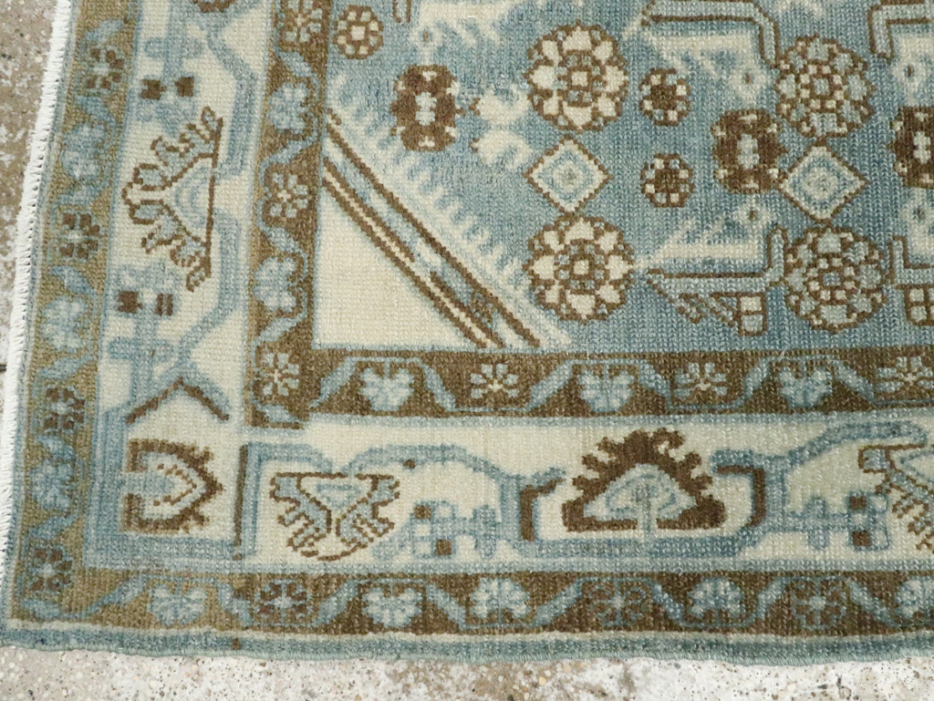 Vintage Persian Malayer Throw Rug, No.26371 - Gss