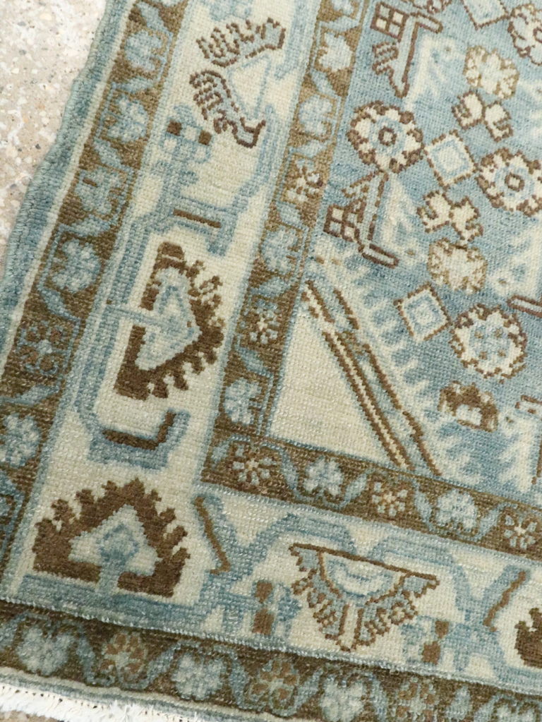 Vintage Persian Malayer Throw Rug, No.26371 - Gss