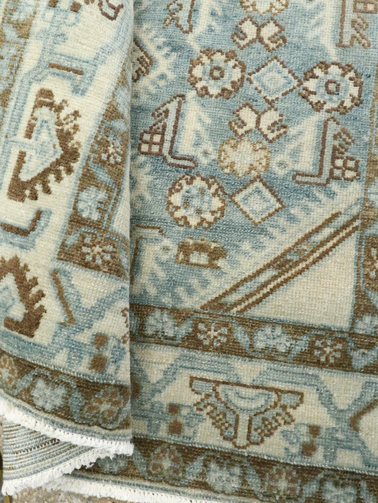 Vintage Persian Malayer Throw Rug, No.26371 - Gss