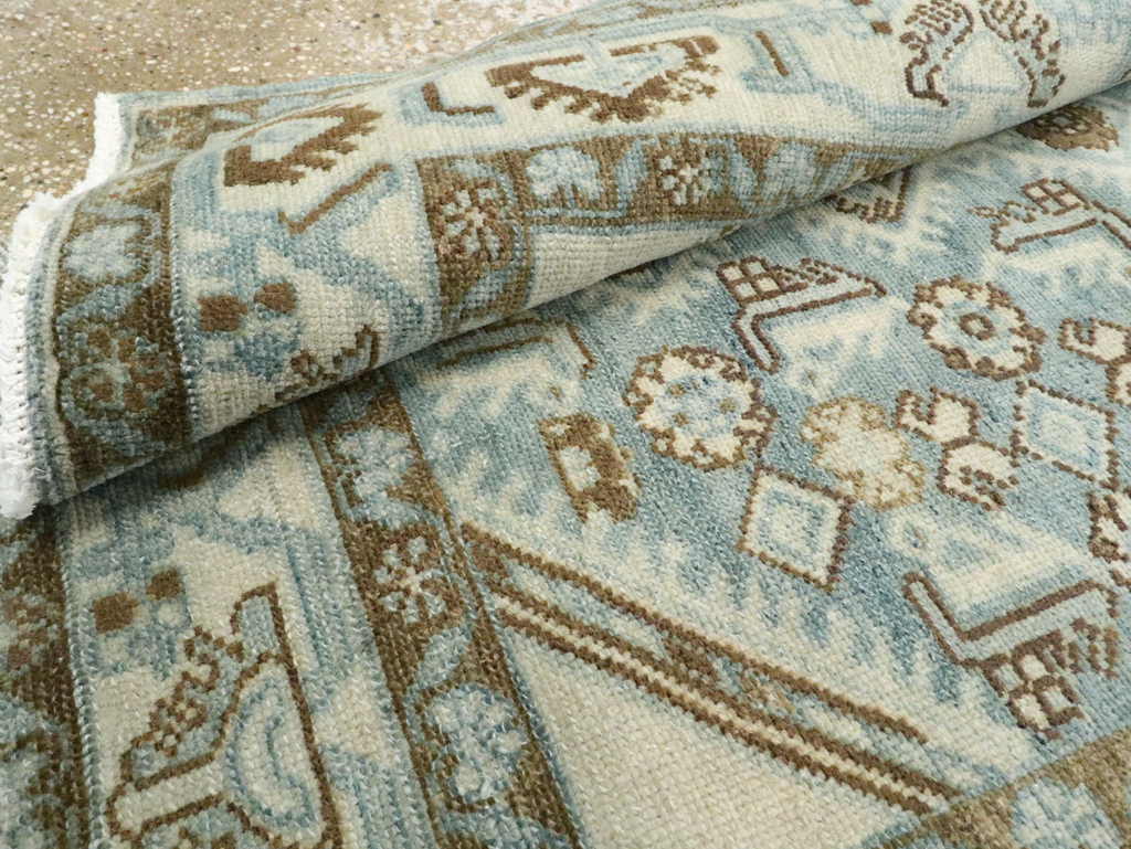 Vintage Persian Malayer Throw Rug, No.26371 - Gss