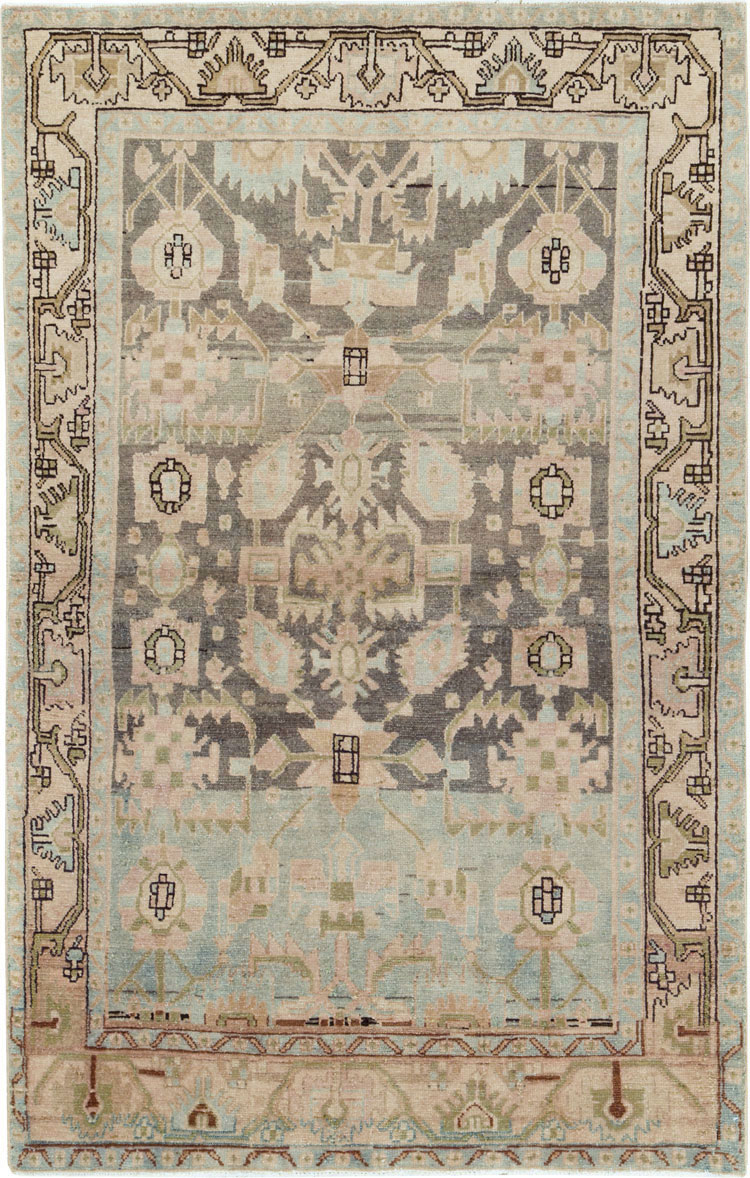 Vintage Persian Malayer Rug, No.26372 - Gss