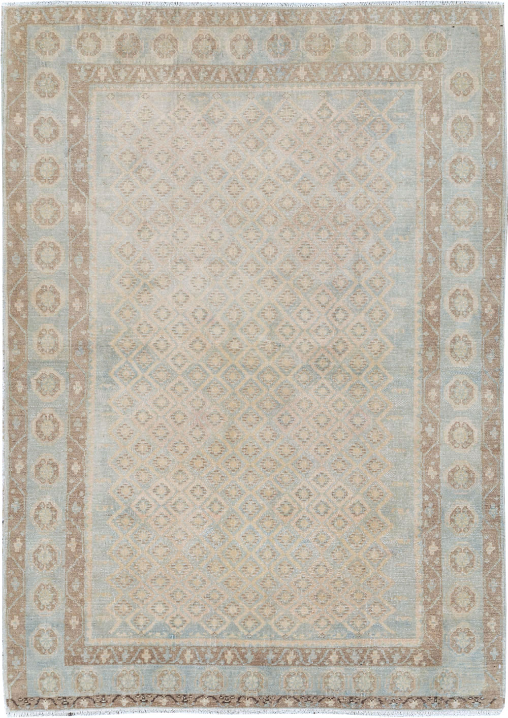Vintage Persian Malayer Accent Rug, No.26377 - Gss