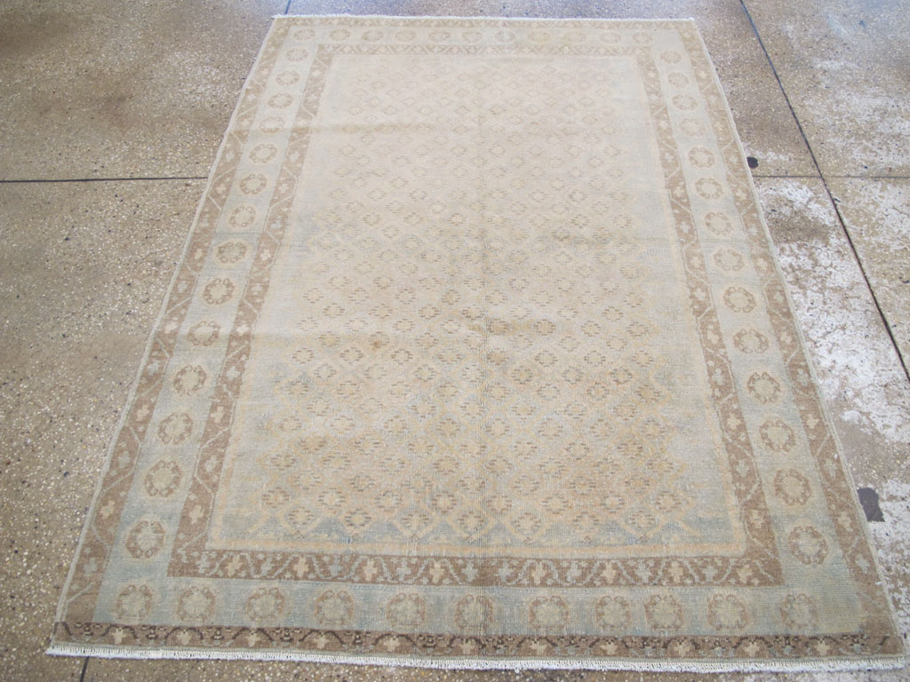 Vintage Persian Malayer Accent Rug, No.26377 - Gss