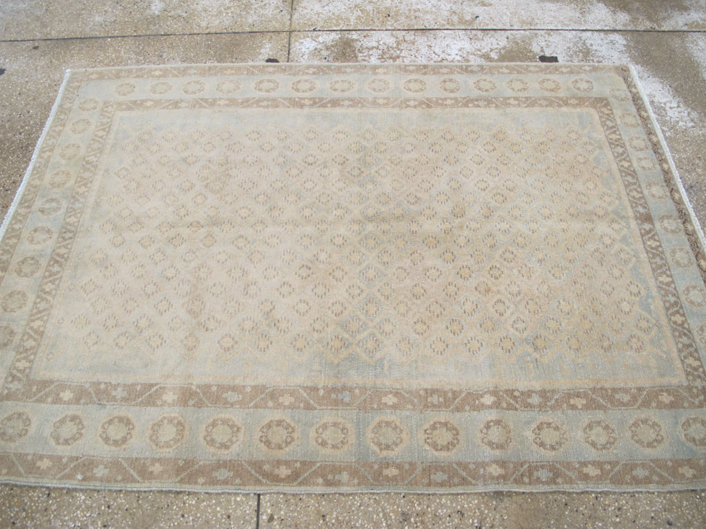 Vintage Persian Malayer Accent Rug, No.26377 - Gss