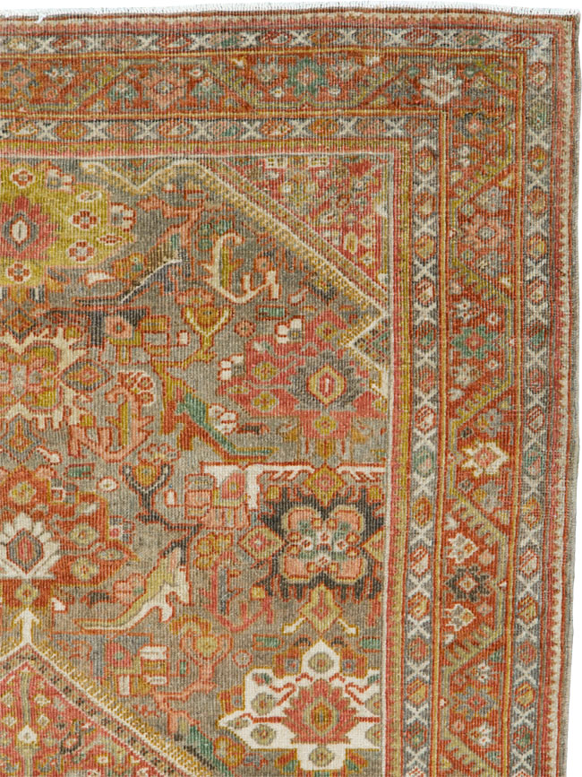 Antique Persian Mahal Rug, No.26379 - Gss