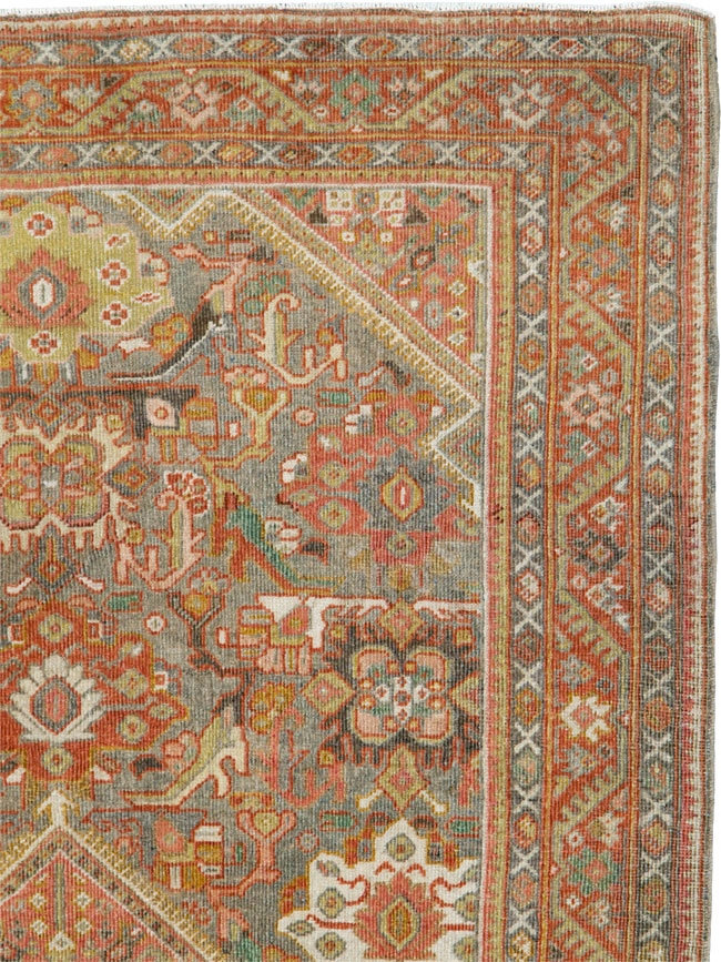 Antique Persian Mahal Rug, No.26379 - Gss