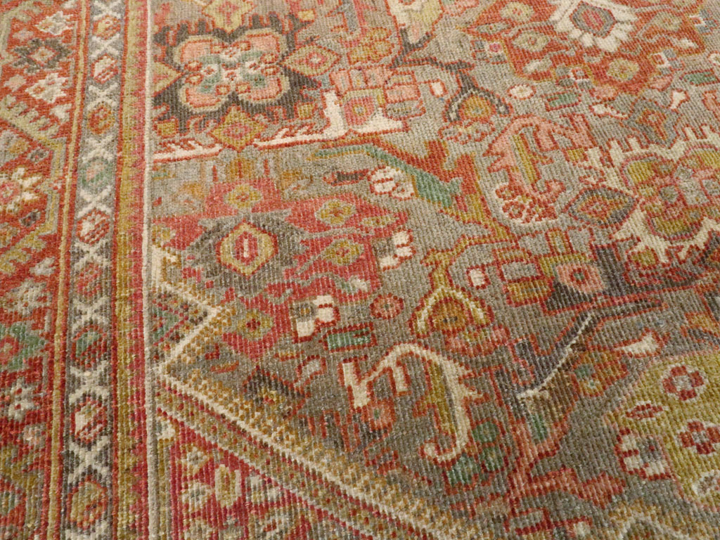 Antique Persian Mahal Rug, No.26379 - Gss