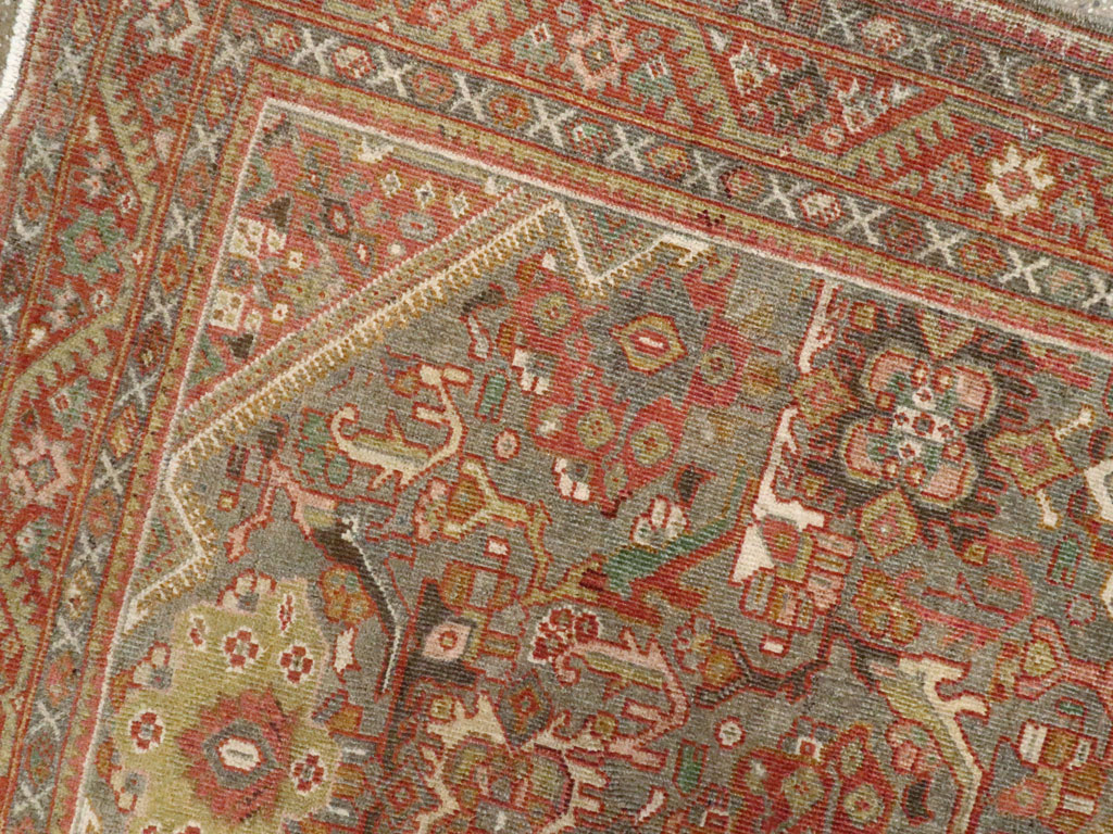 Antique Persian Mahal Rug, No.26379 - Gss
