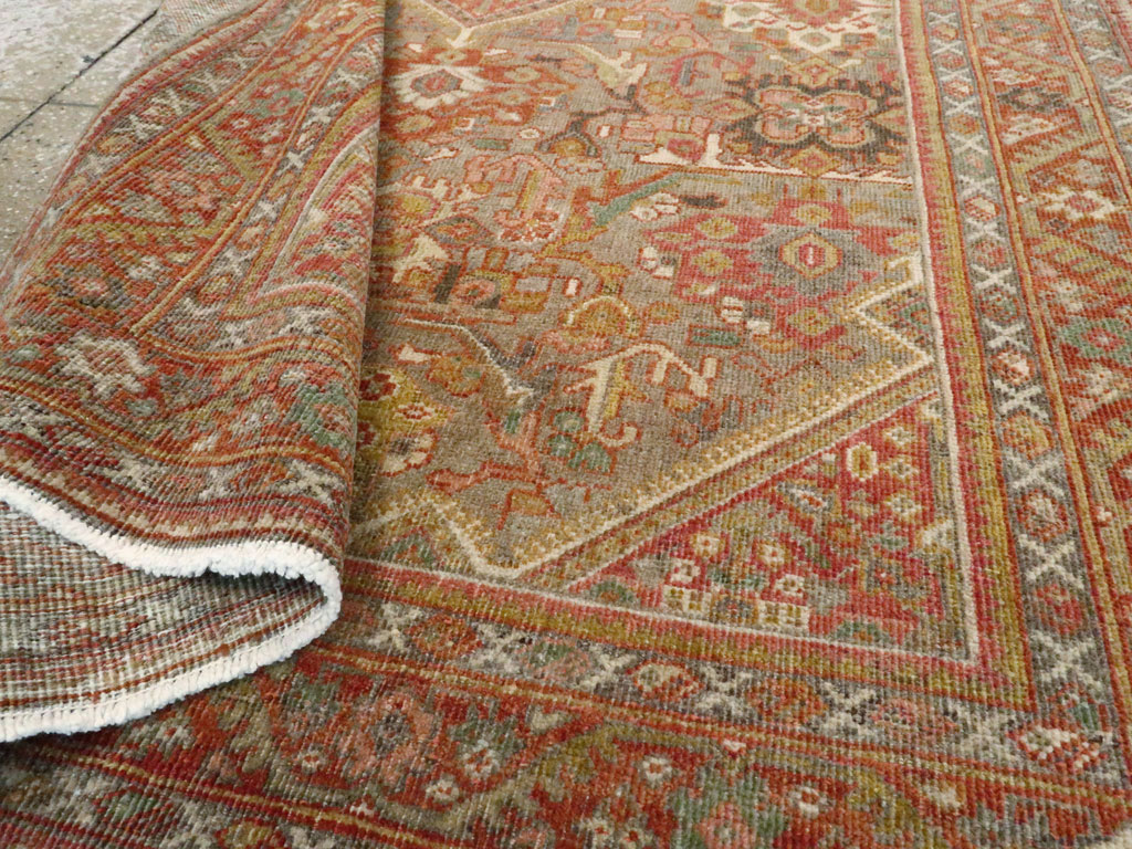 Antique Persian Mahal Rug, No.26379 - Gss