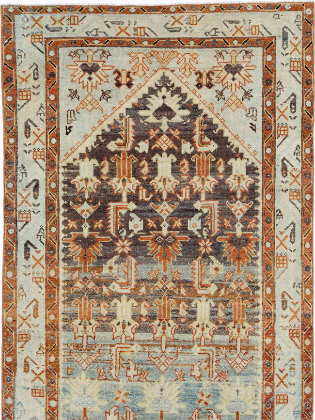 Vintage Persian Malayer Runner, No.26384 - Gss