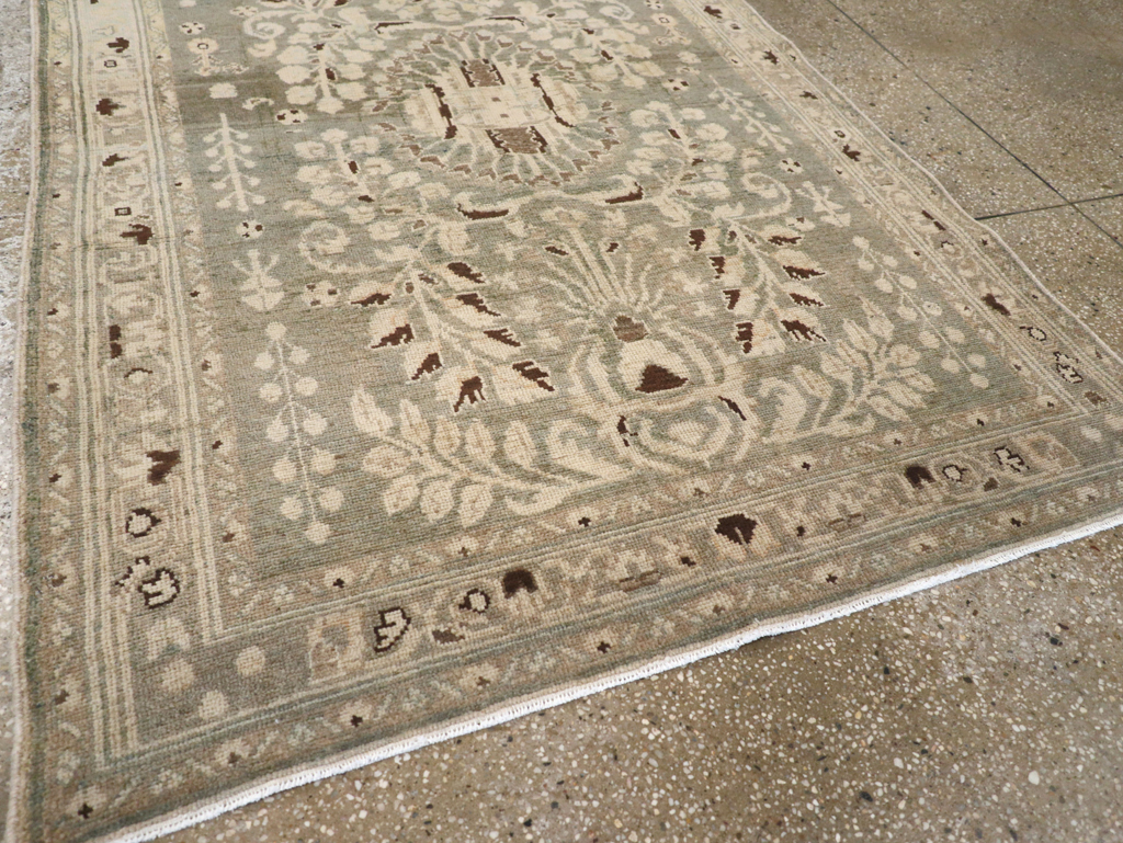 Vintage Persian Malayer Accent Rug, No.26394 - Gss