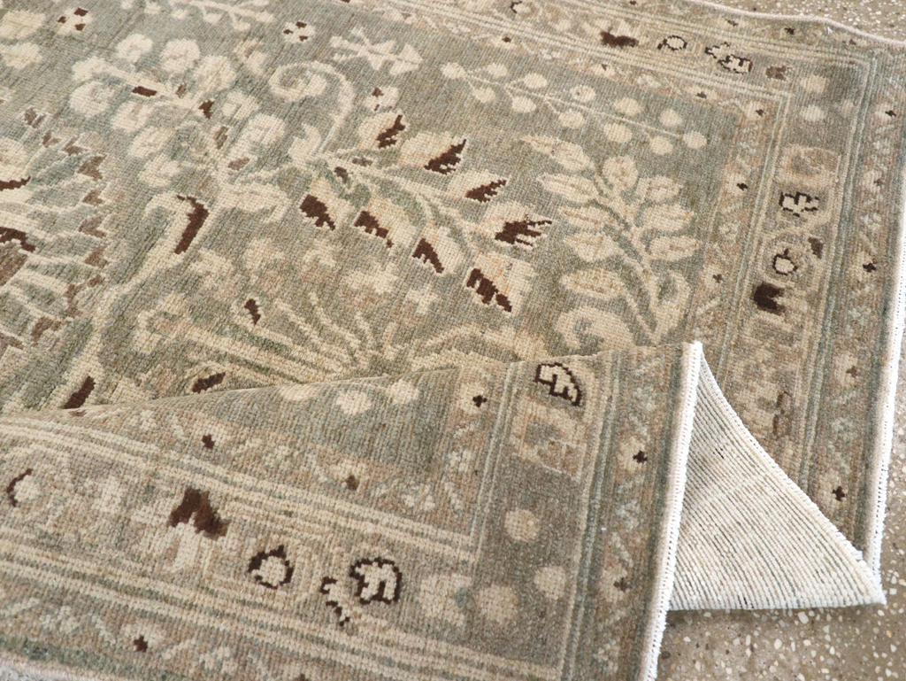 Vintage Persian Malayer Accent Rug, No.26394 - Gss