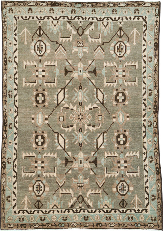 Vintage Persian Malayer Rug, No.26406 - Gss
