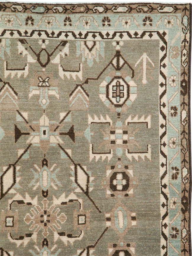 Vintage Persian Malayer Rug, No.26406 - Gss