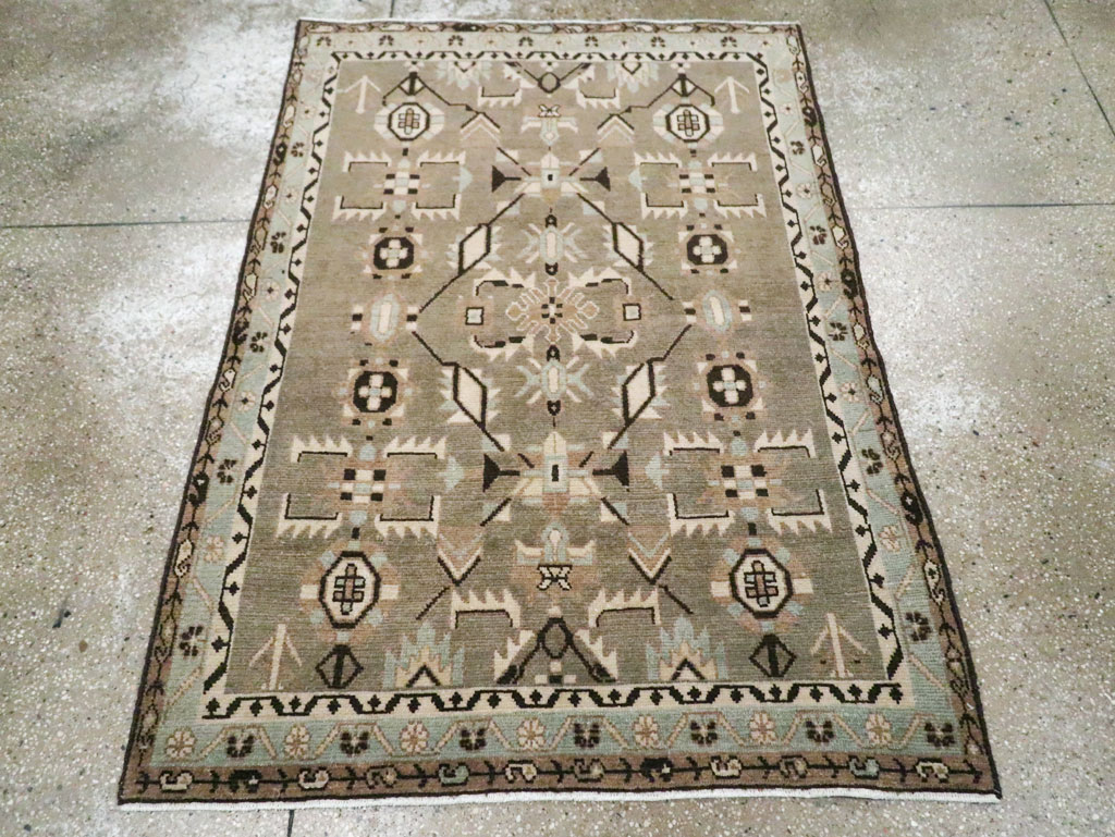 Vintage Persian Malayer Rug, No.26406 - Gss