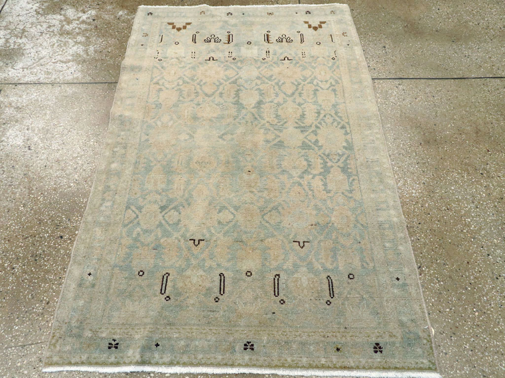 Vintage Persian Malayer Throw Rug, No.26408 - Gss