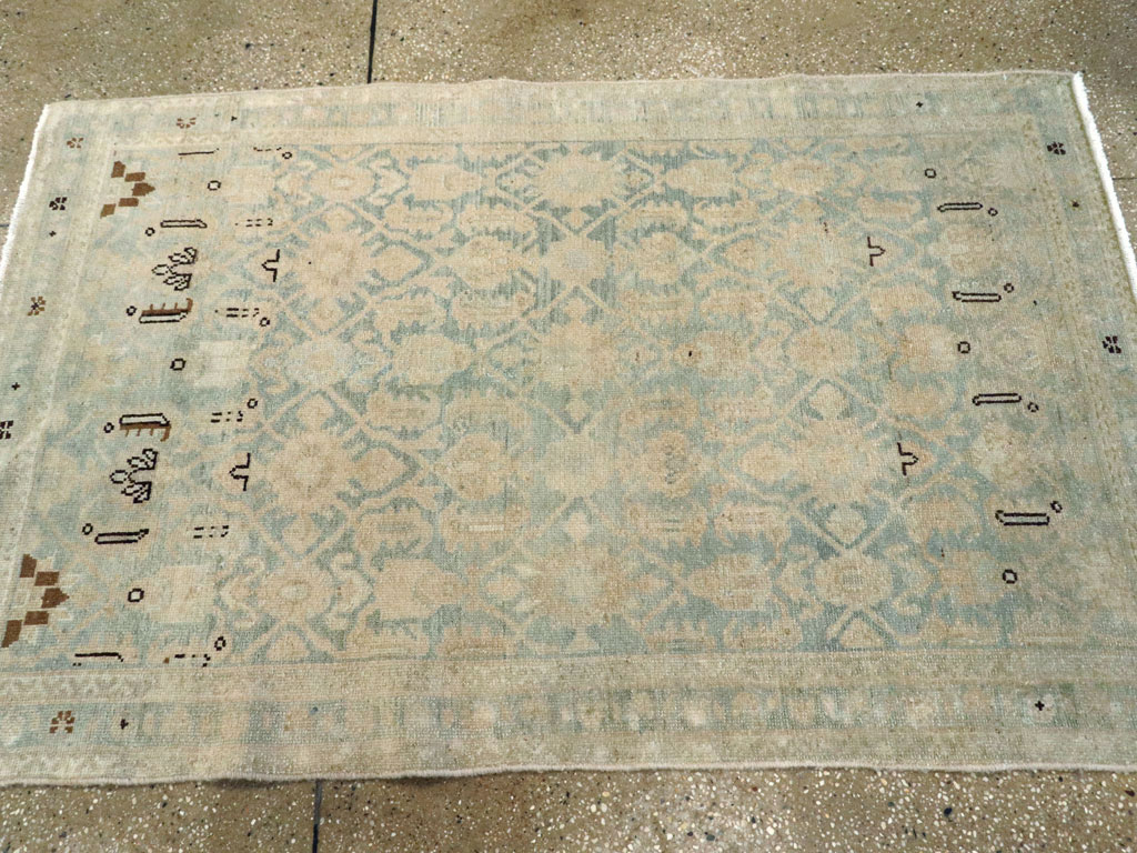 Vintage Persian Malayer Throw Rug, No.26408 - Gss