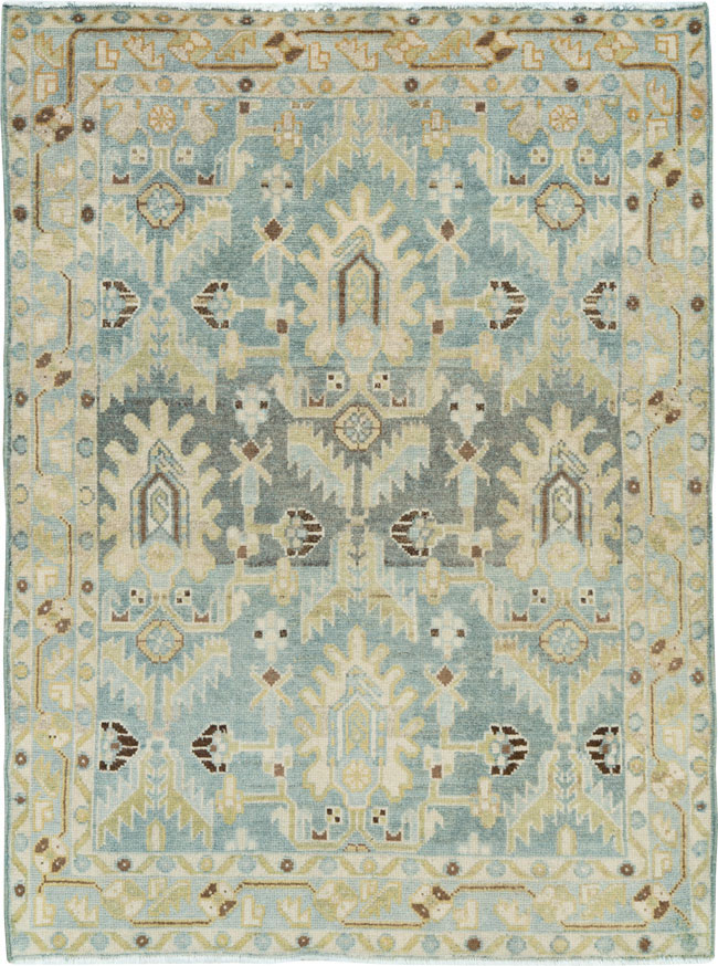 Vintage Persian Malayer Throw Rug, No.26409 - Gss