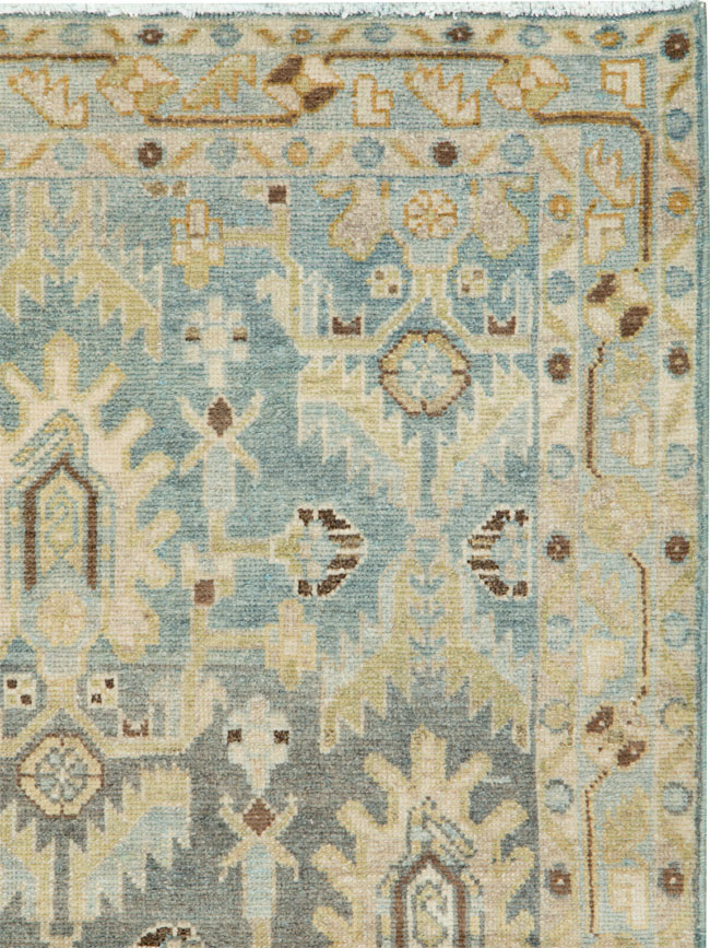 Vintage Persian Malayer Throw Rug, No.26409 - Gss