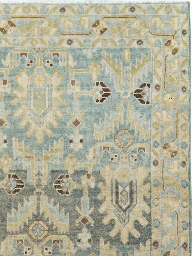 Vintage Persian Malayer Throw Rug, No.26409 - Gss